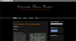 Desktop Screenshot of harvestmoonmusic.com