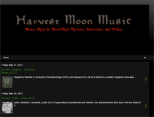 Tablet Screenshot of harvestmoonmusic.com